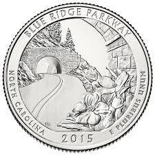 Quarter - Washington Blue Ridge Parkway Reverse  coin collectible - Main Image 2