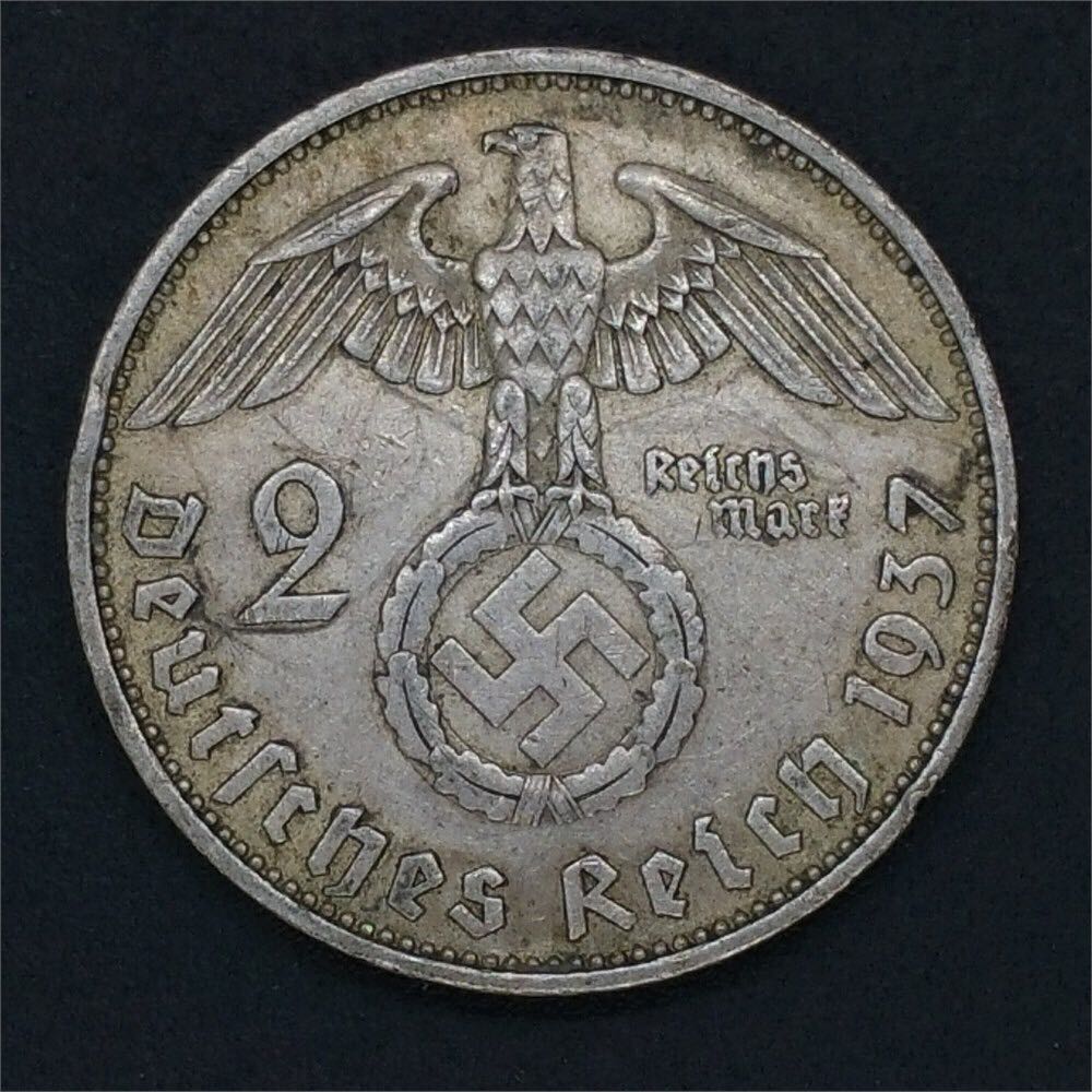 2 Reichsmarks  coin collectible - Main Image 2