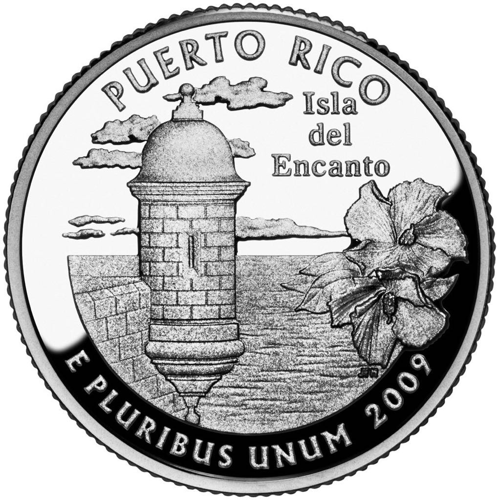2009 Puerto Rico Quarter Dollar  coin collectible - Main Image 2