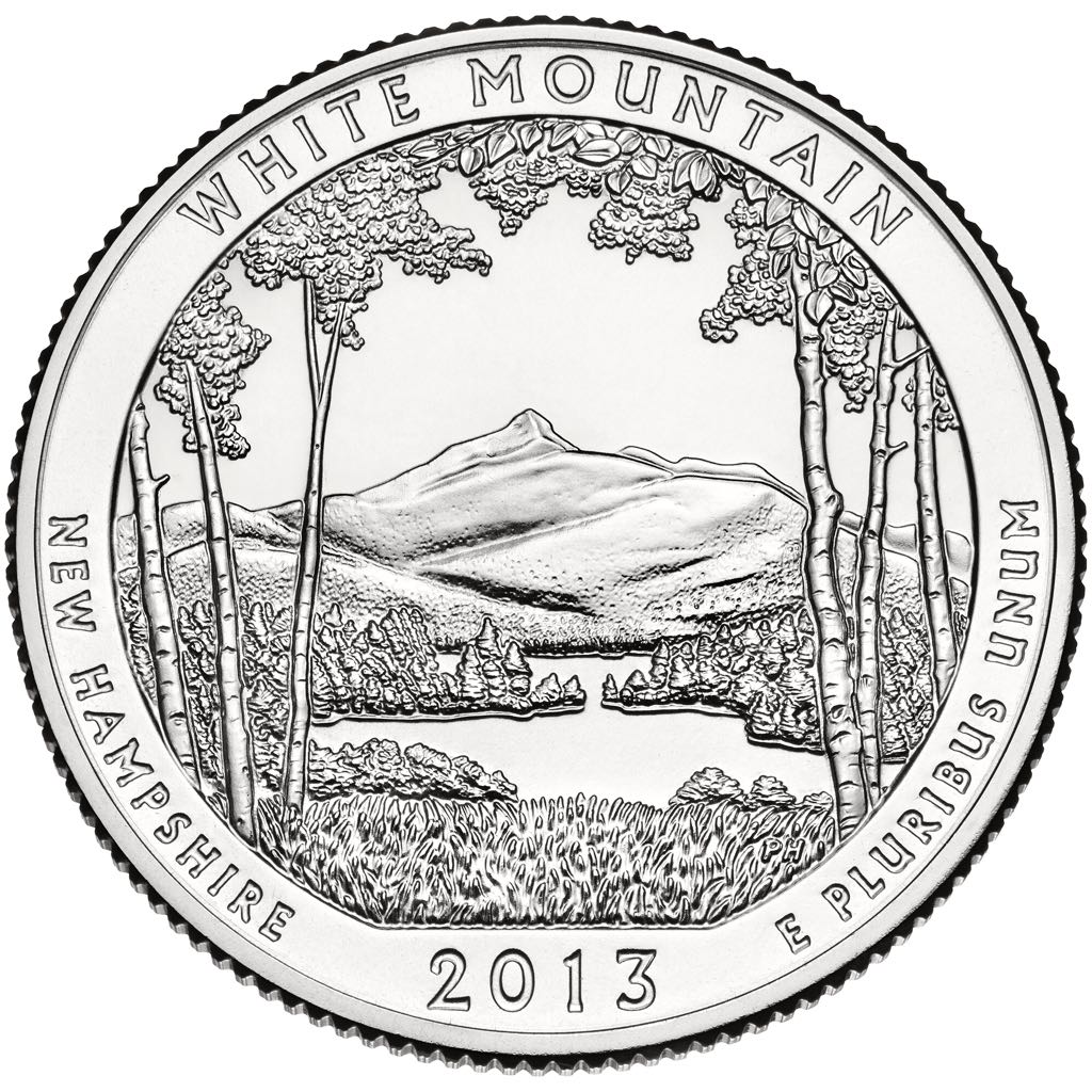 2013 White Mountain Quarter Dollar  coin collectible - Main Image 2