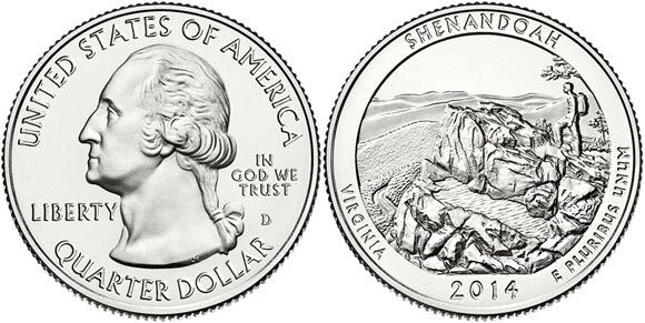 Quarter - Washington Saratoga Reverse