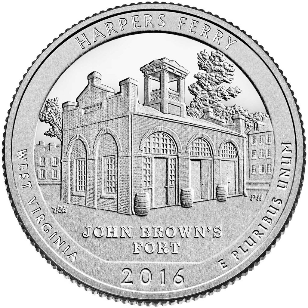 ATB Quarter 2016.P Harpers Ferry  coin collectible - Main Image 2