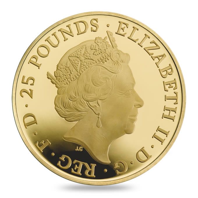 Britannia £25 Gold Proof - 1/4th Ounce  coin collectible - Main Image 2