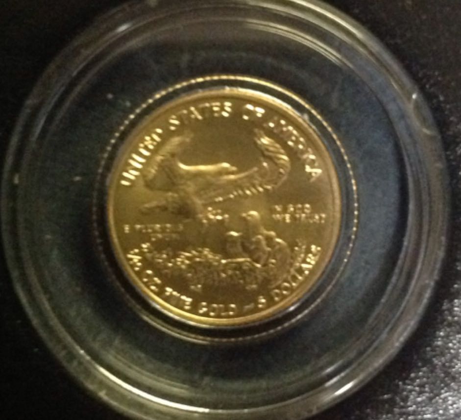Gold Eagle 1/10 Oz  coin collectible - Main Image 2