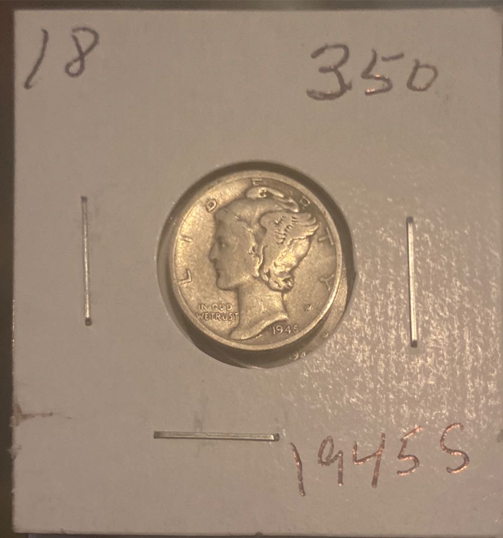 Mercury Dime 1945.S  coin collectible - Main Image 3