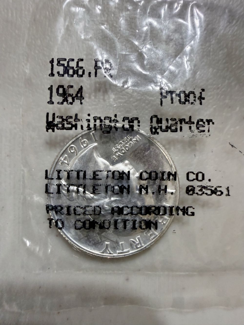 Washington Quarter 1964 Proof  coin collectible - Main Image 3