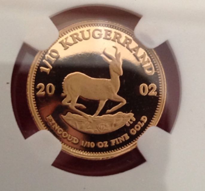 2002 South Africa 1/10 KR  coin collectible - Main Image 2