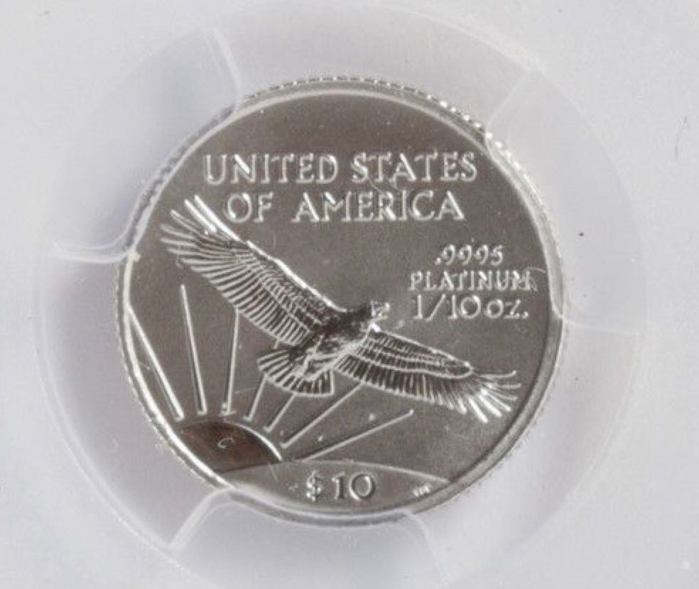 2004 Platinum Eagle  coin collectible - Main Image 2