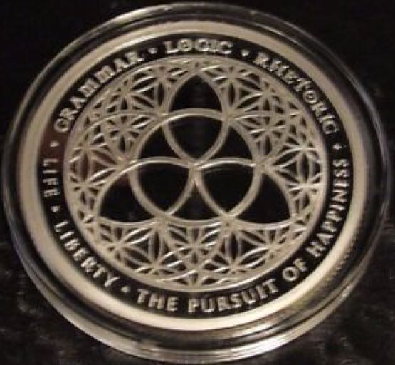 Silver Shield Trivium Girls  coin collectible - Main Image 2