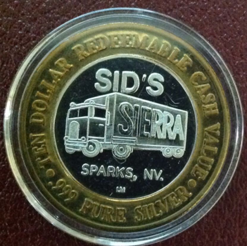 Gaming Token Sierra Sid’s  coin collectible - Main Image 2