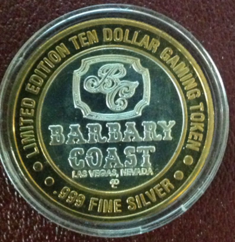 Gaming Token Barbary Coast#3  coin collectible - Main Image 2