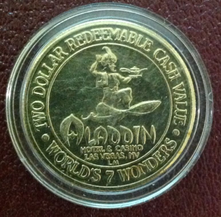 Gaming Token Aladdin Hotel & Casino  coin collectible - Main Image 2
