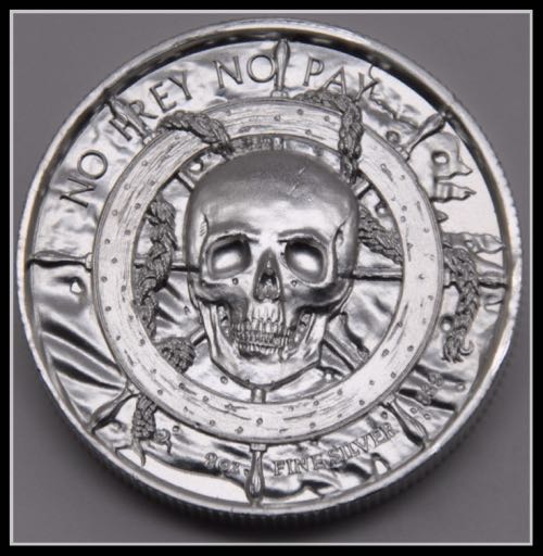 Elemental Ultra High Relief Silver Anubis Round   coin collectible - Main Image 2