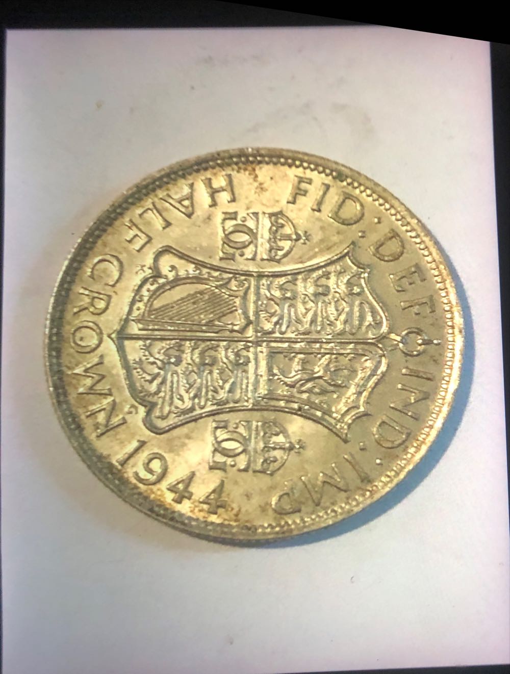 1944 Half Crown  coin collectible - Main Image 3