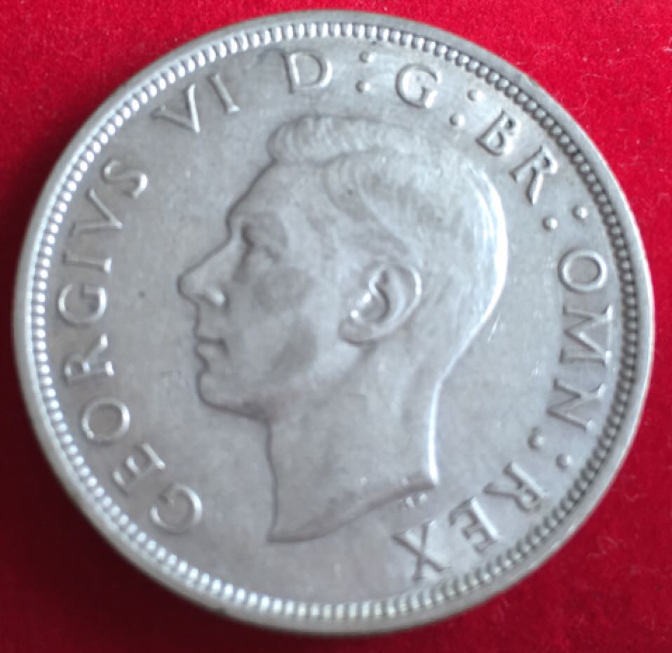 1943 Half Crown  coin collectible - Main Image 2