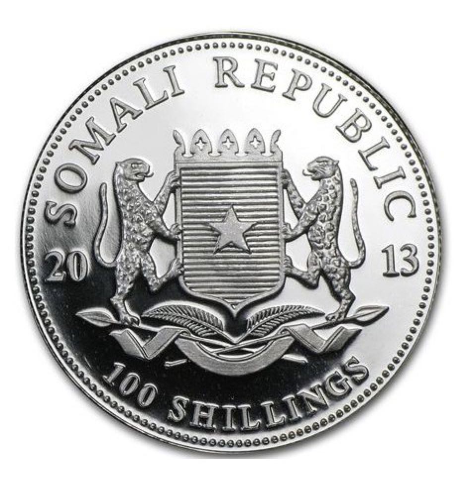 Somalia Elephant   coin collectible - Main Image 2