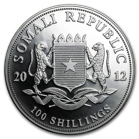Somalian Silver Elephant 2013  coin collectible - Main Image 2