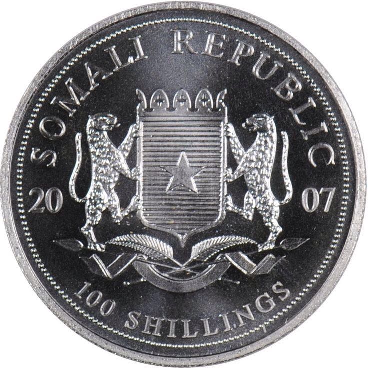 Somalia Elephant  coin collectible - Main Image 2