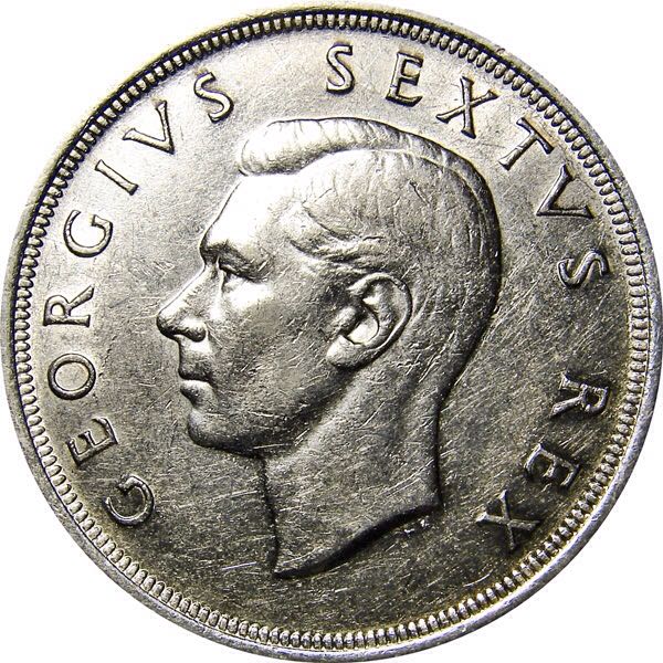1952 South Africa 5 Shillings  coin collectible - Main Image 2