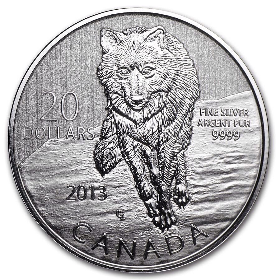 $20 for $20 Wolf coin collectible - Main Image 1