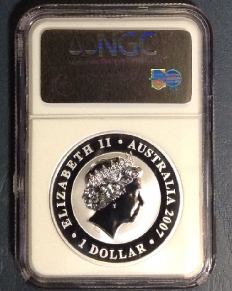 2007 Australia 1oz Silver Koala MS69  coin collectible - Main Image 2