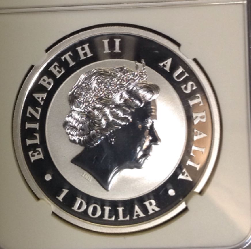 2014 Australia 1oz Silver Koala With Chinese Privy MS70  coin collectible - Main Image 2