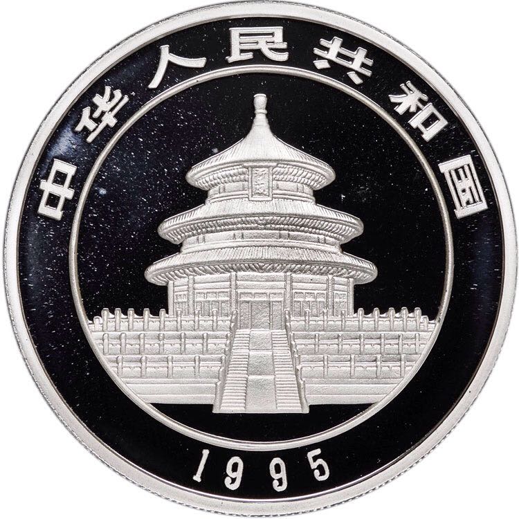 1995 Chinese Panda Small Twig  coin collectible - Main Image 2