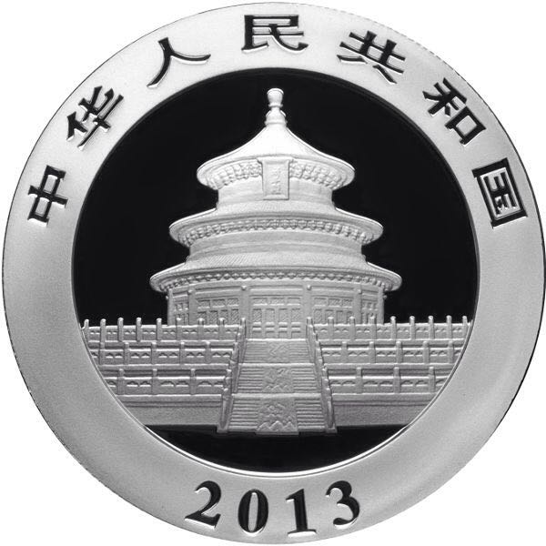 2013 1oz Silver Chinese Panda  coin collectible - Main Image 2