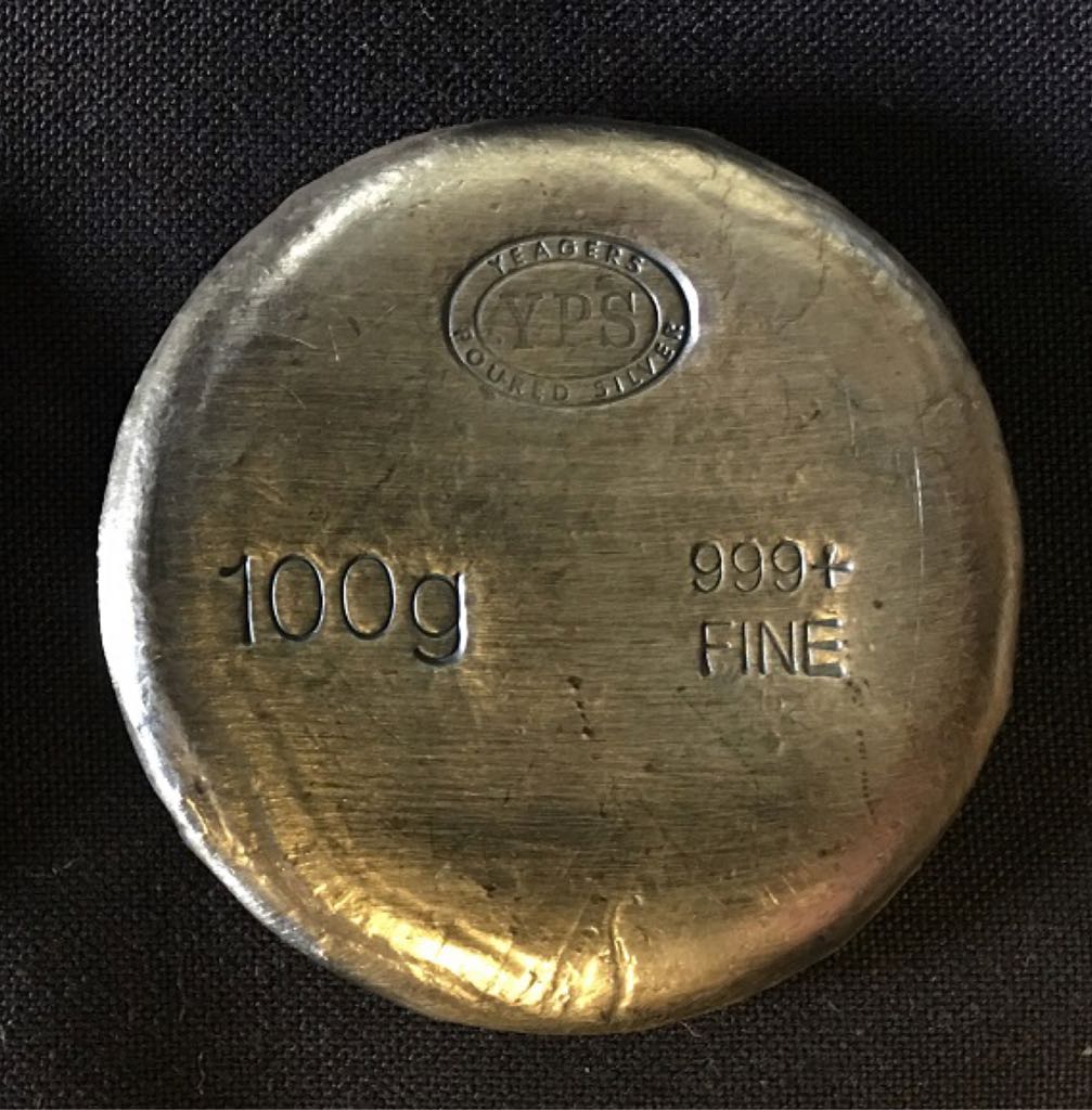 Plata Muerta (Dead silver) 100g  coin collectible - Main Image 2