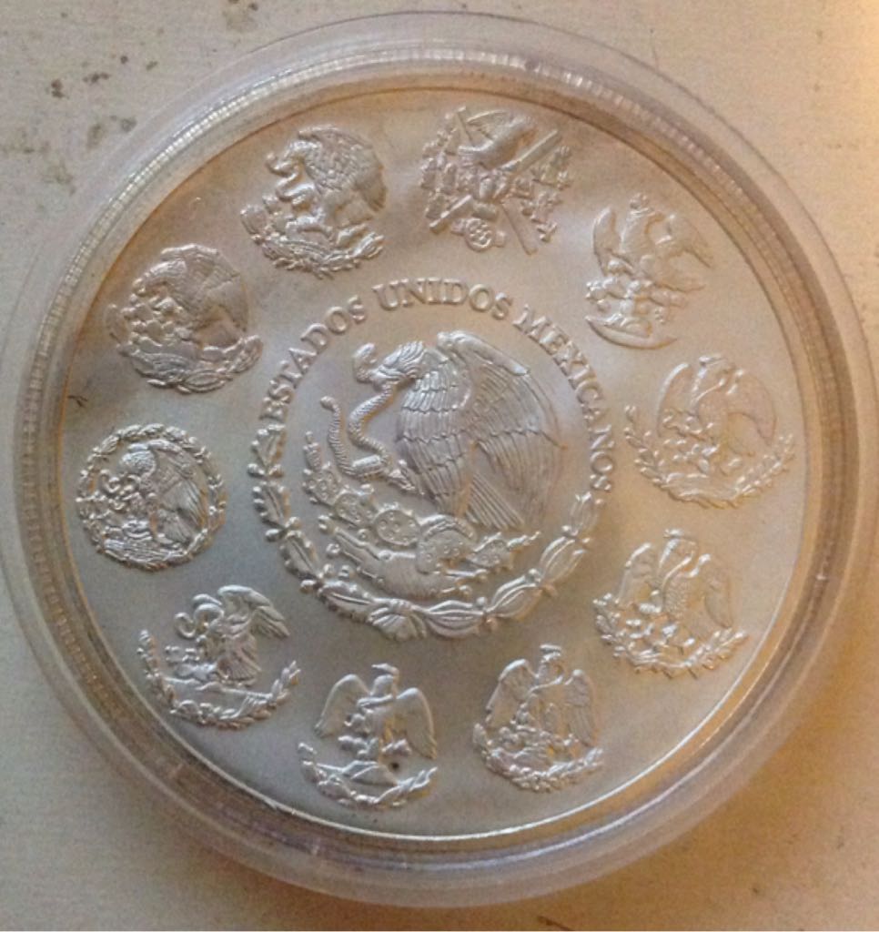 Mexico Libertad 2oz BU  coin collectible - Main Image 2