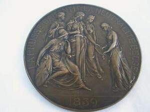 Germany Invades Belgian Territory Medal  coin collectible - Main Image 2