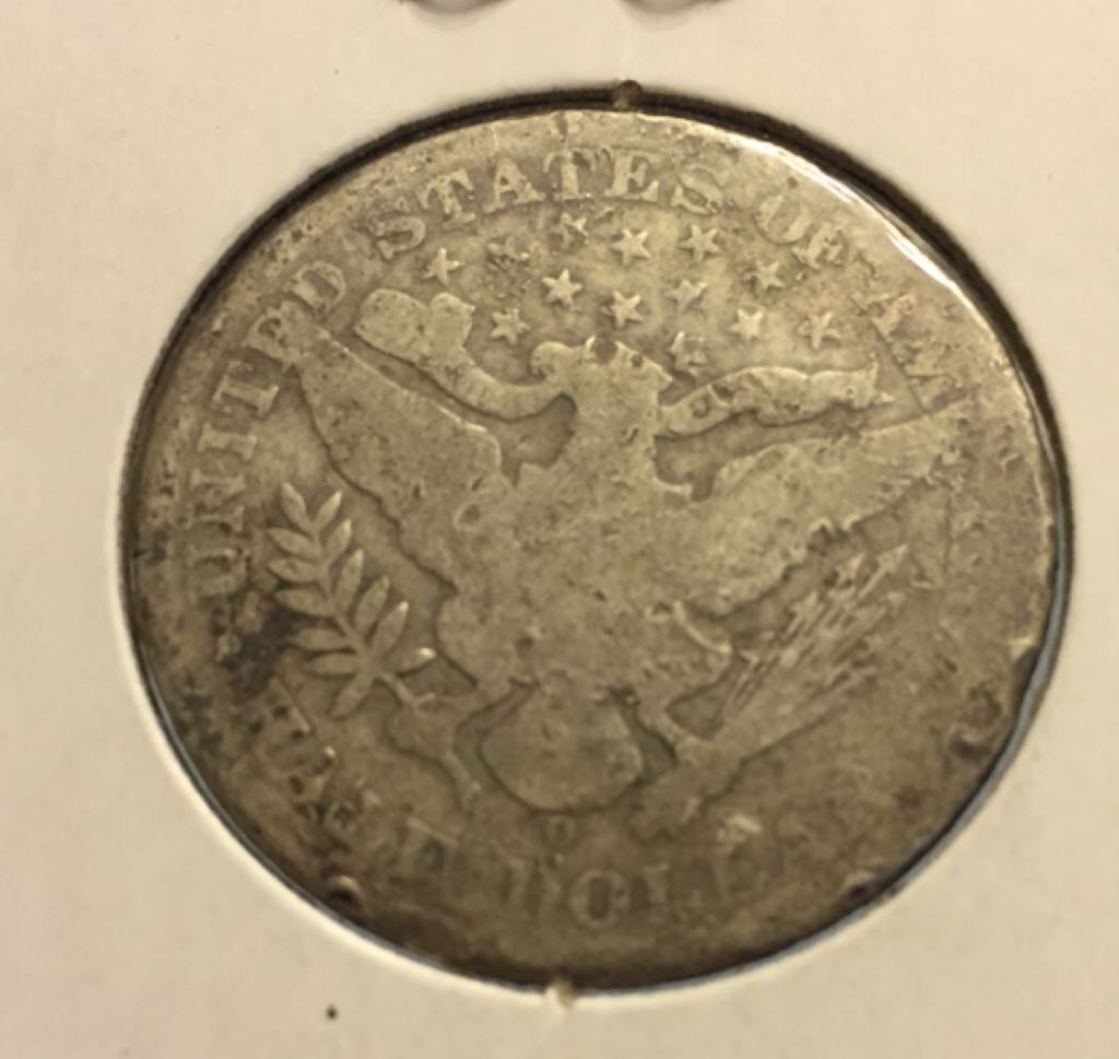 1901 Barber Half Dollar  coin collectible - Main Image 2