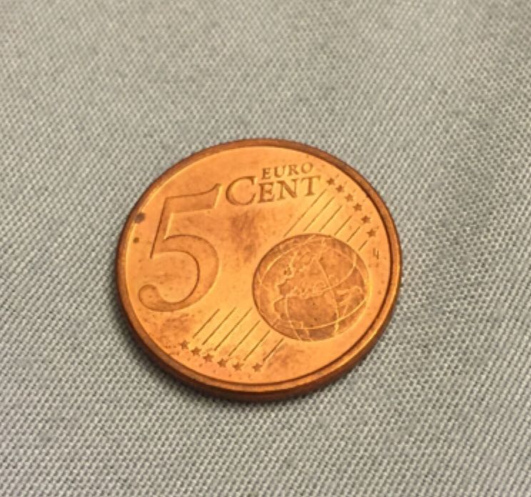 2002 F 5 Cent Euro  coin collectible - Main Image 2