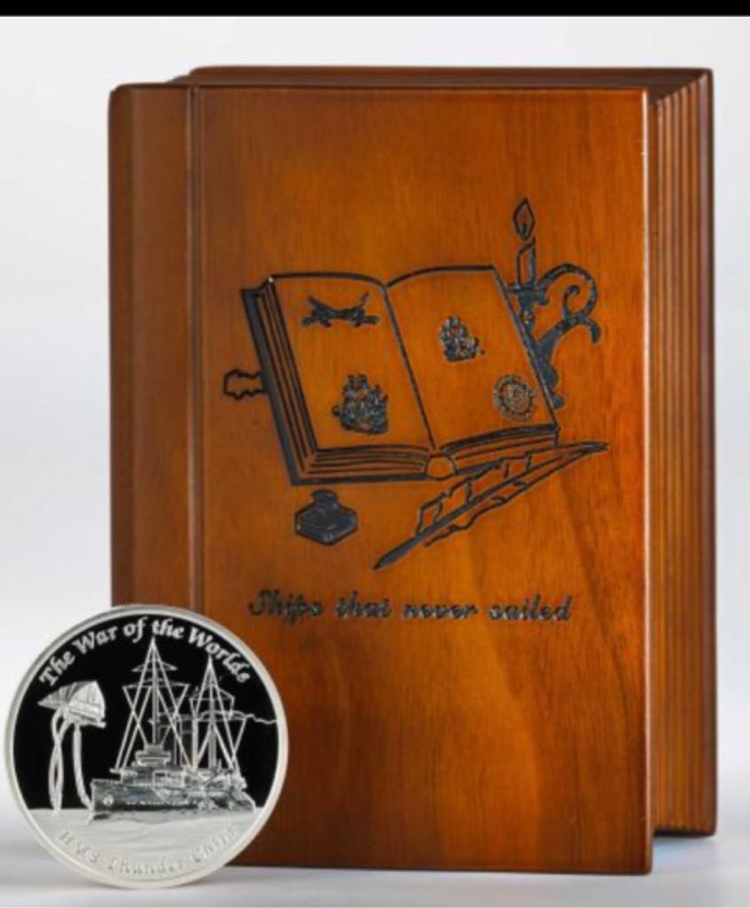 Famous Ships That Never Sailed – HMS Thunder Child War Of The Worlds  coin collectible - Main Image 2