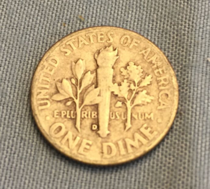 1948 D Roosevelt Dime IGC MS64  coin collectible - Main Image 2