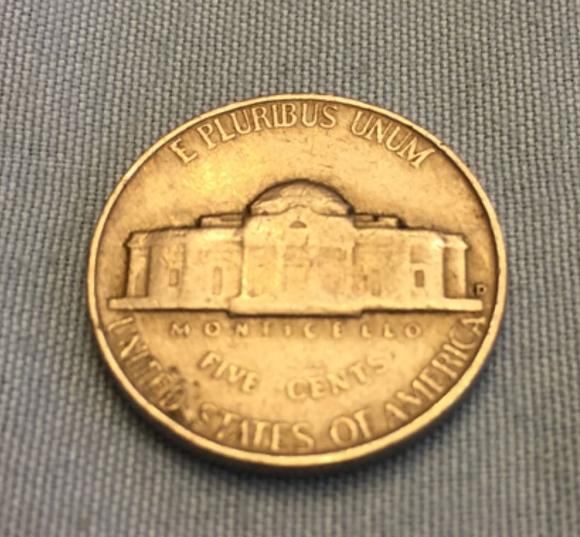 1955 D Nickel  coin collectible - Main Image 2