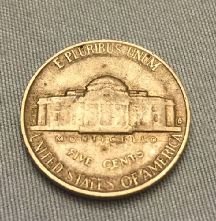 Nickel 1953 Jefferson  coin collectible - Main Image 2