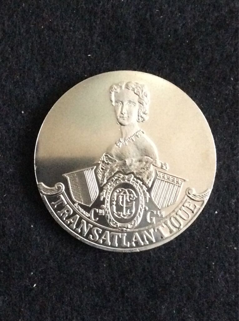 Les Grands Transatlantique 2of12 - Imperatrice Eugenie 1862  coin collectible - Main Image 2