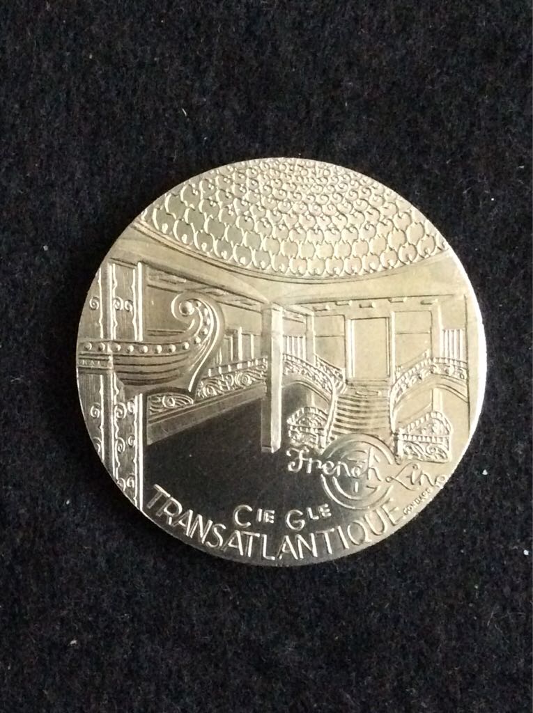 Les Grands Transatlantique 7of12 - Paris 1921  coin collectible - Main Image 2
