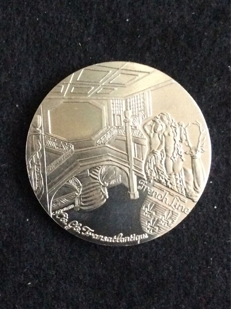 Les Grands Transatlantique 8of12 - Ile De France 1927  coin collectible - Main Image 2