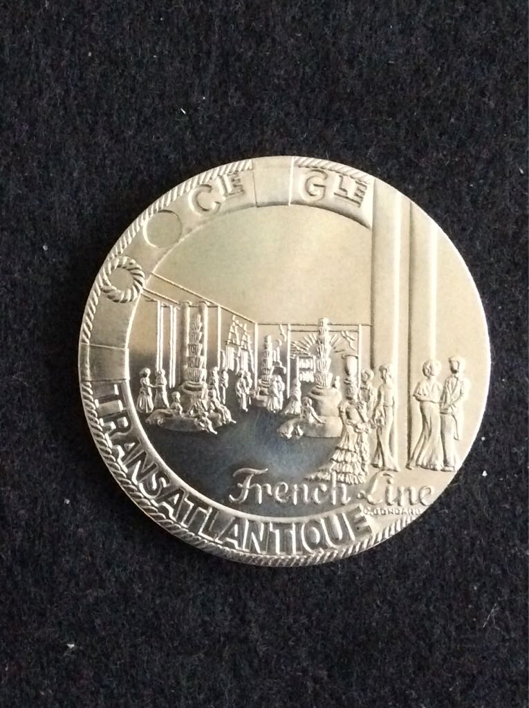 Les Grands Transatlantique 9of12 - Normandie 1935  coin collectible - Main Image 2