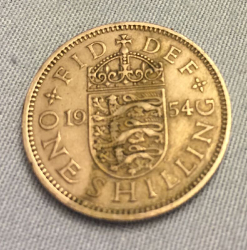 1954 One Schilling  coin collectible - Main Image 2