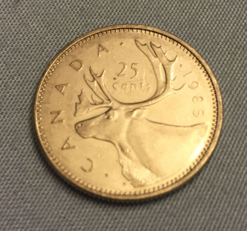 1985 Canadian Quarter  coin collectible - Main Image 2