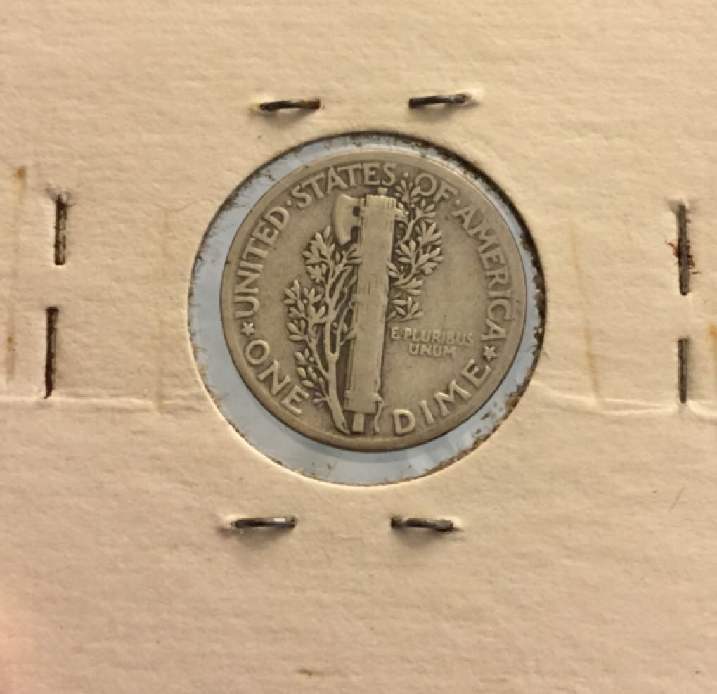 1926 Mercury Dime  coin collectible - Main Image 2