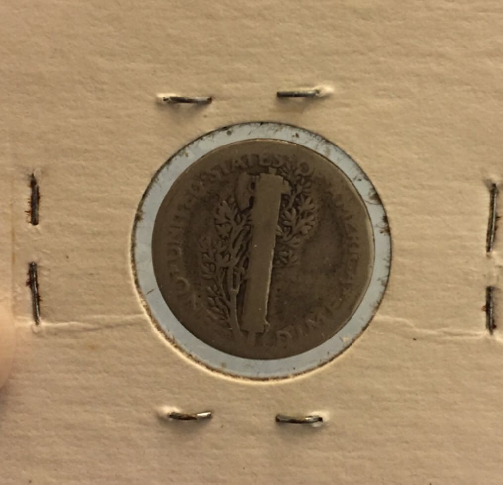 1927 Mercury Dime  coin collectible - Main Image 2