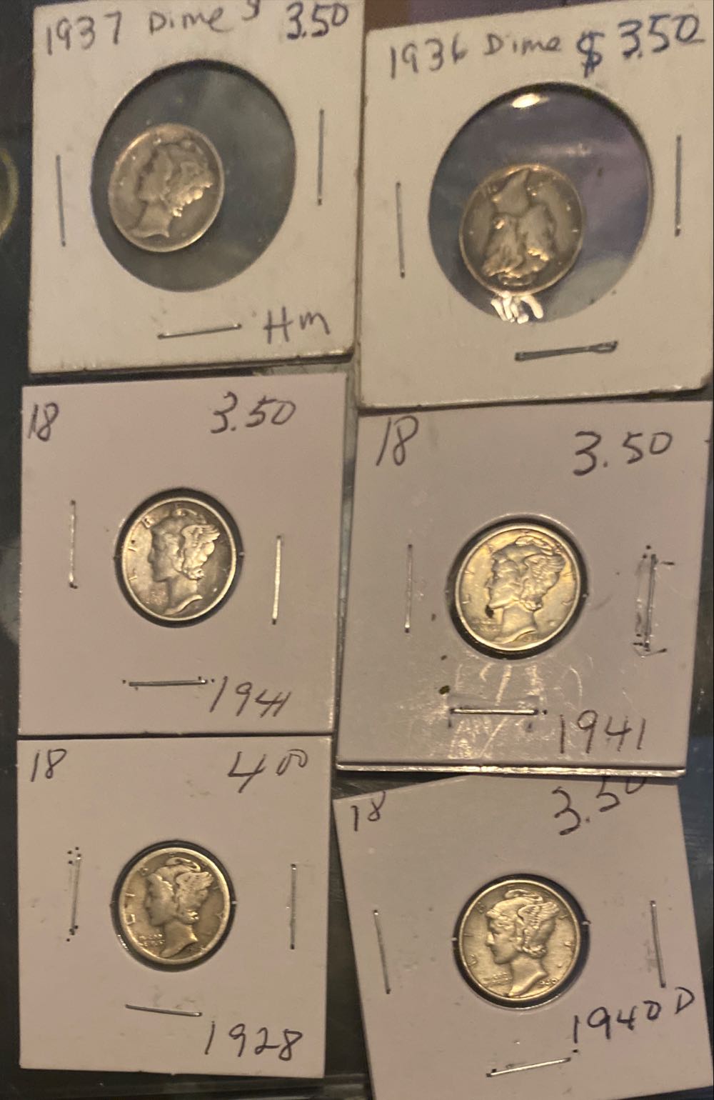 1941 Mercury Dime  coin collectible - Main Image 3
