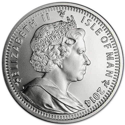 Isle Of Man Silver 1oz Angel  coin collectible - Main Image 2