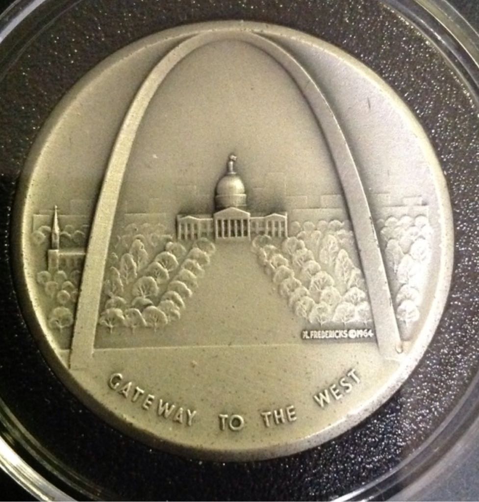 Jefferson National Expansion Medallion  coin collectible - Main Image 2