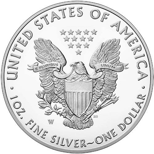 American Eagle One Ounce Silver Proof Coin  coin collectible - Main Image 2