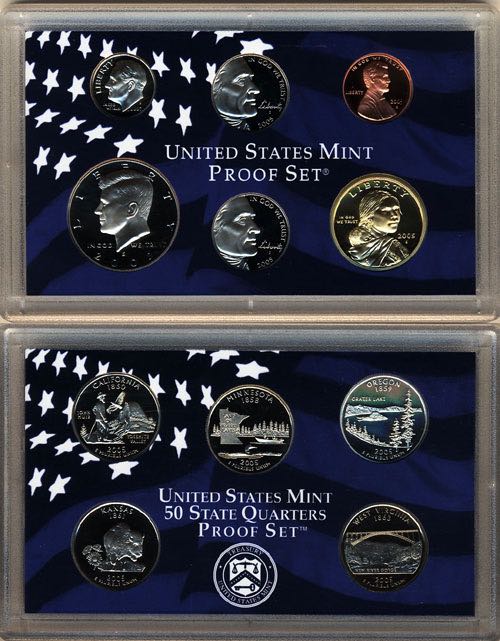 US Mint Proof Set  coin collectible - Main Image 2